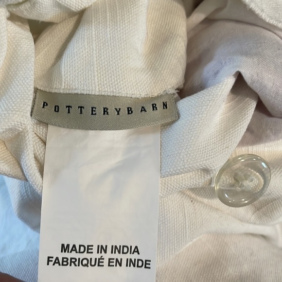 Pottery Barn Belle embroidered set of 2 euro shams - Picture 5 of 6